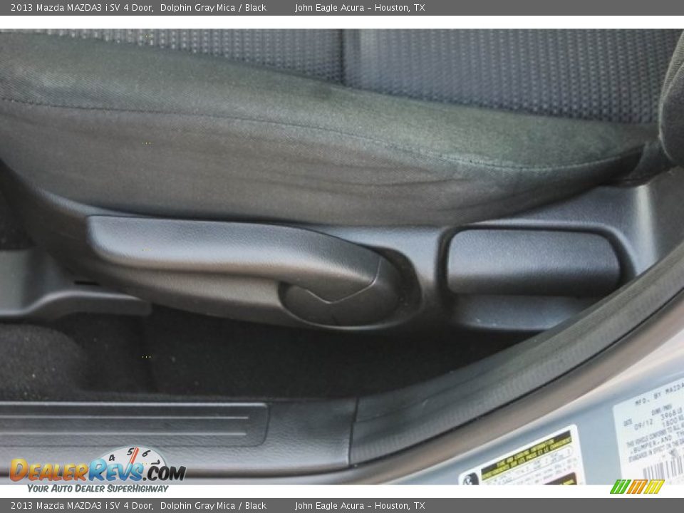 2013 Mazda MAZDA3 i SV 4 Door Dolphin Gray Mica / Black Photo #17
