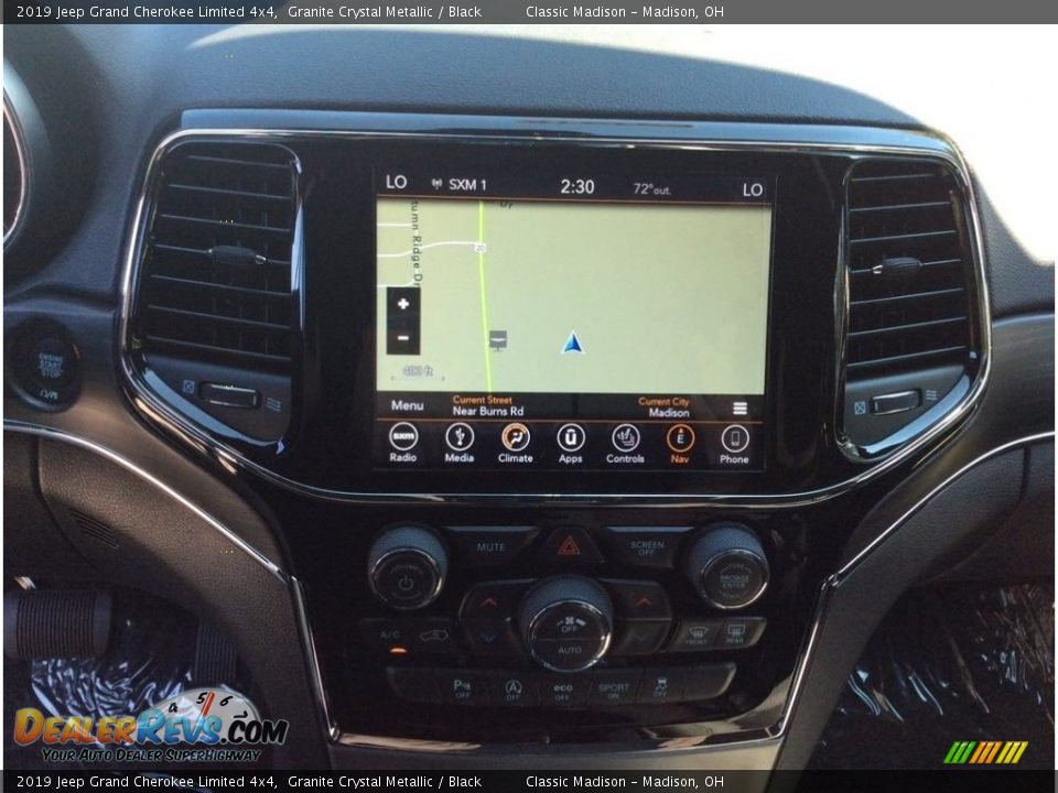 2019 Jeep Grand Cherokee Limited 4x4 Granite Crystal Metallic / Black Photo #13