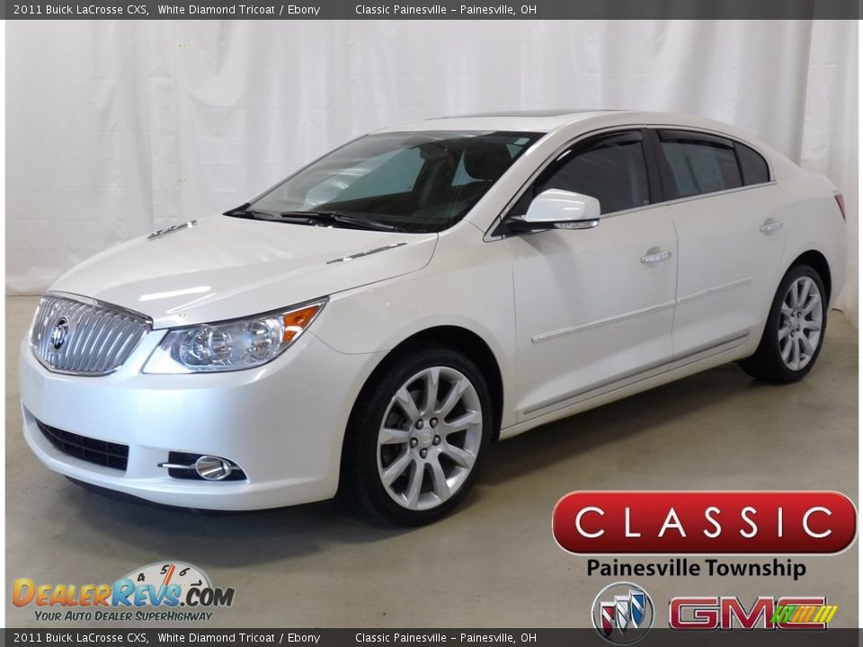 2011 Buick LaCrosse CXS White Diamond Tricoat / Ebony Photo #1