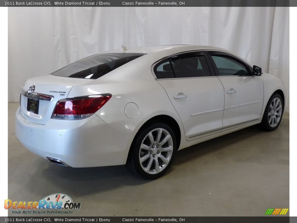 2011 Buick LaCrosse CXS White Diamond Tricoat / Ebony Photo #2