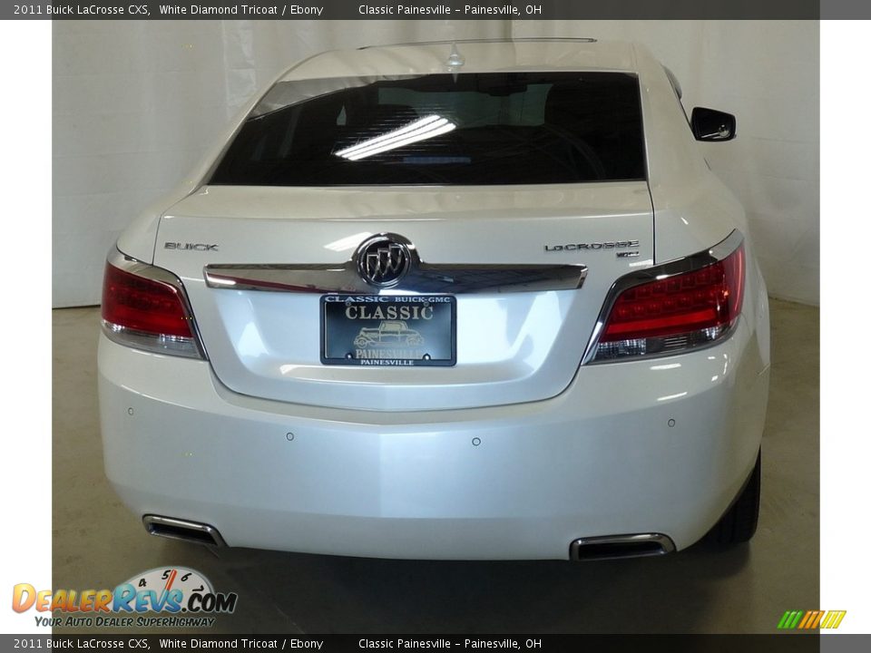 2011 Buick LaCrosse CXS White Diamond Tricoat / Ebony Photo #3