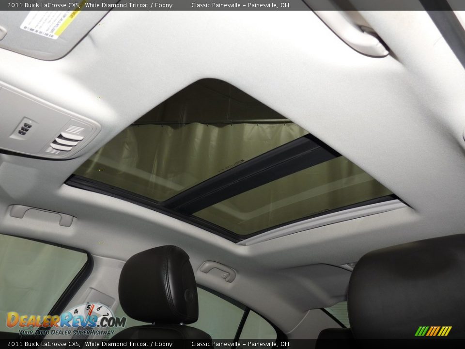 2011 Buick LaCrosse CXS White Diamond Tricoat / Ebony Photo #6