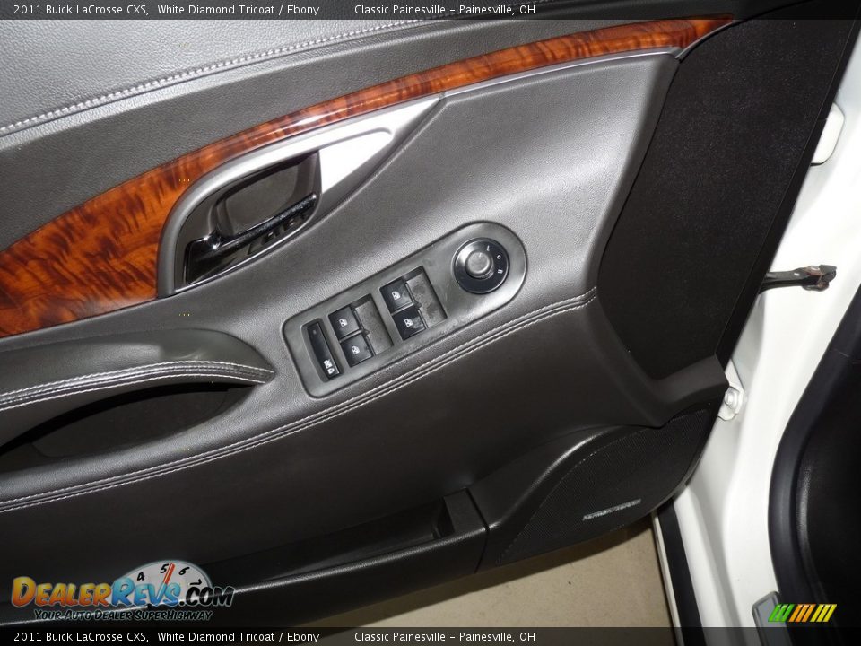 2011 Buick LaCrosse CXS White Diamond Tricoat / Ebony Photo #10