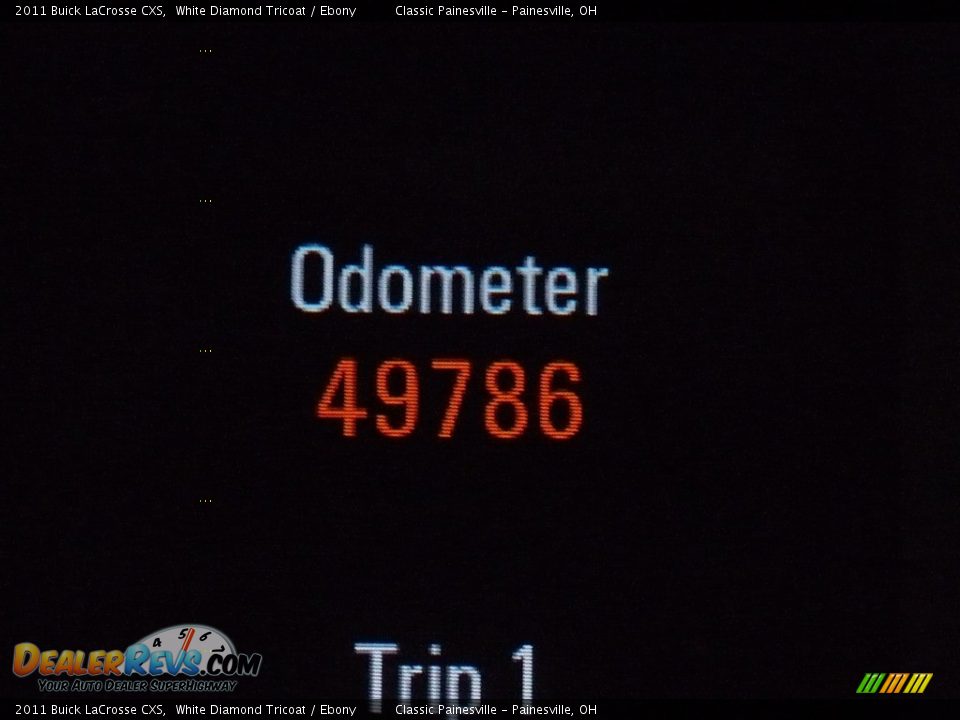 2011 Buick LaCrosse CXS White Diamond Tricoat / Ebony Photo #15