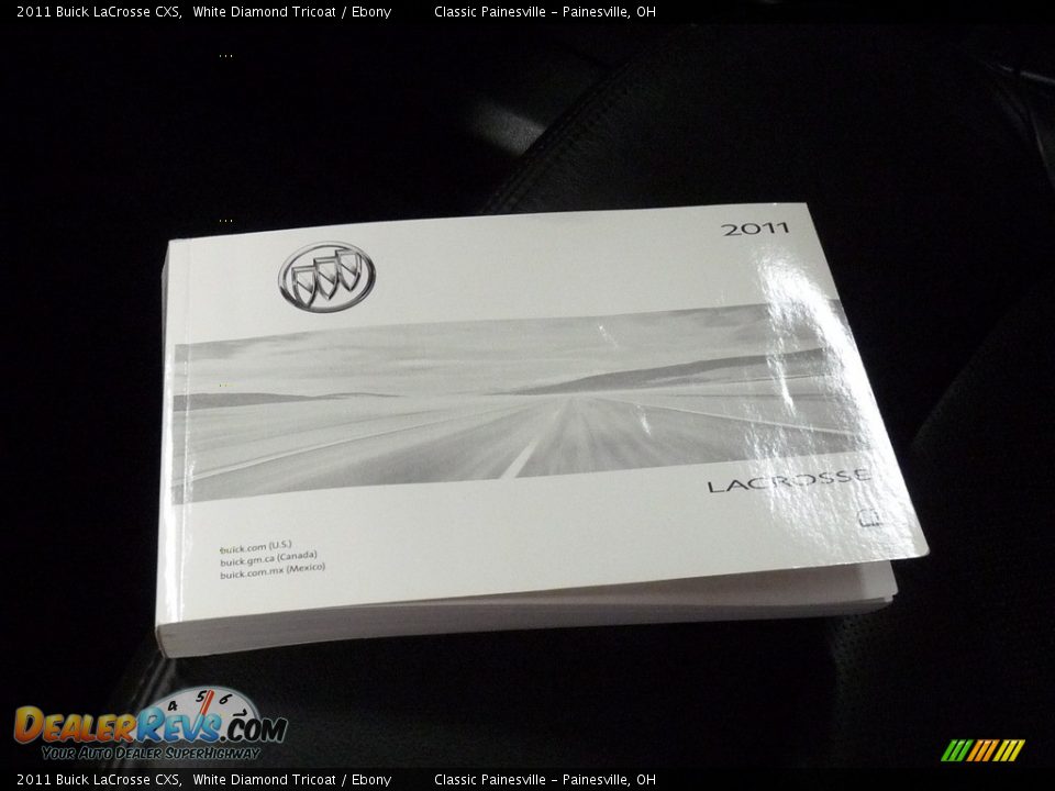 2011 Buick LaCrosse CXS White Diamond Tricoat / Ebony Photo #16