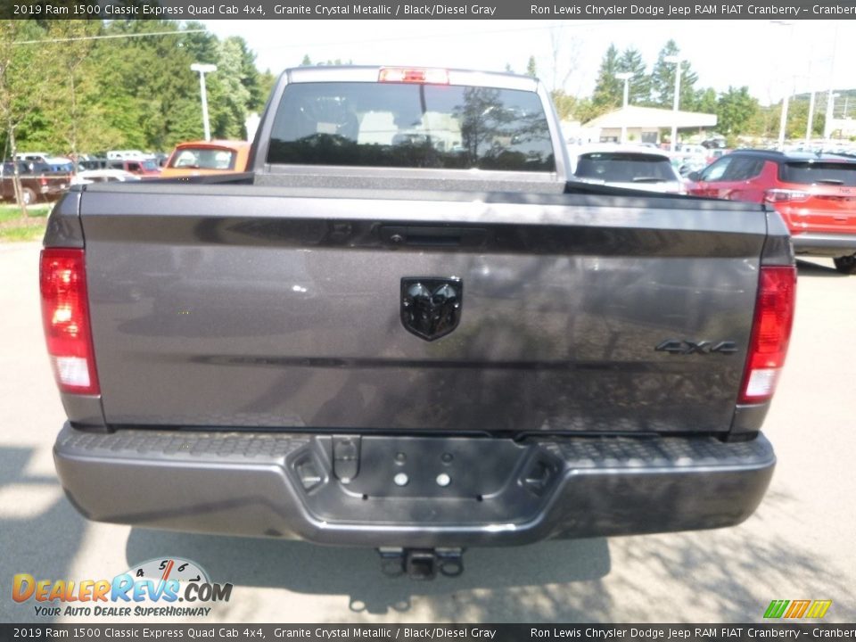 2019 Ram 1500 Classic Express Quad Cab 4x4 Granite Crystal Metallic / Black/Diesel Gray Photo #4
