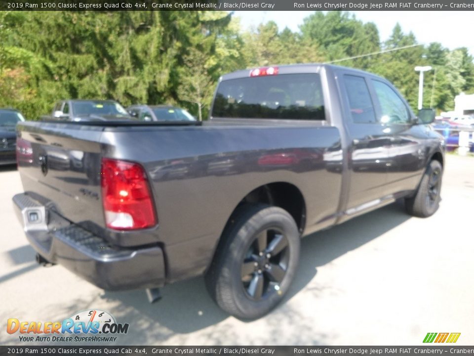 2019 Ram 1500 Classic Express Quad Cab 4x4 Granite Crystal Metallic / Black/Diesel Gray Photo #5