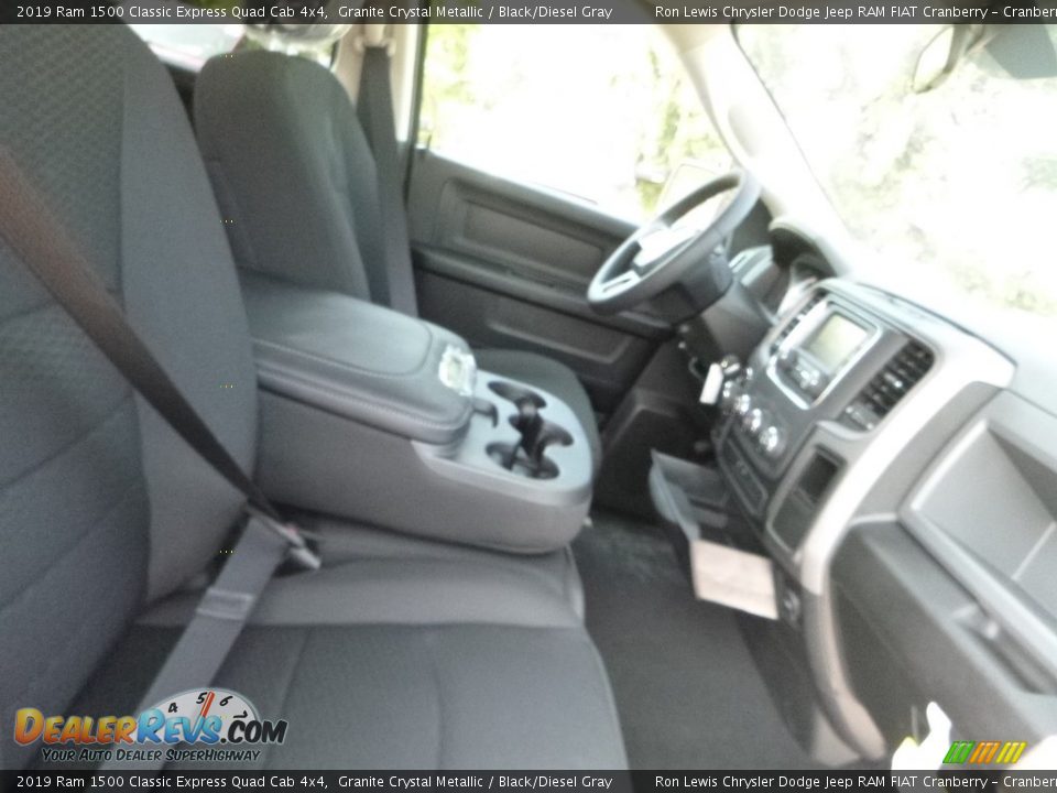 2019 Ram 1500 Classic Express Quad Cab 4x4 Granite Crystal Metallic / Black/Diesel Gray Photo #10
