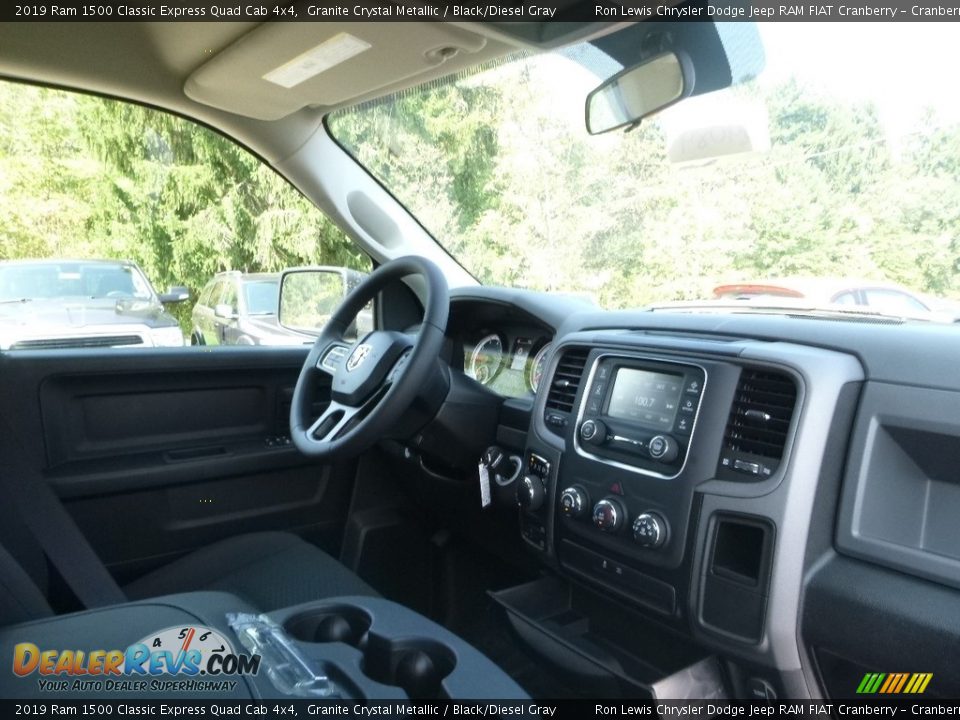 2019 Ram 1500 Classic Express Quad Cab 4x4 Granite Crystal Metallic / Black/Diesel Gray Photo #11