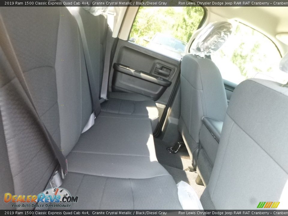 2019 Ram 1500 Classic Express Quad Cab 4x4 Granite Crystal Metallic / Black/Diesel Gray Photo #12