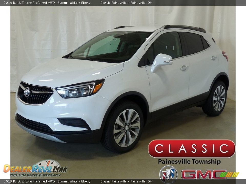 2019 Buick Encore Preferred AWD Summit White / Ebony Photo #1