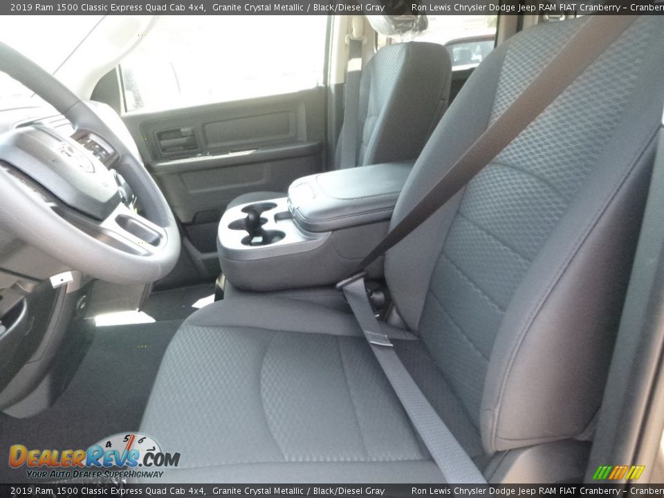 2019 Ram 1500 Classic Express Quad Cab 4x4 Granite Crystal Metallic / Black/Diesel Gray Photo #16