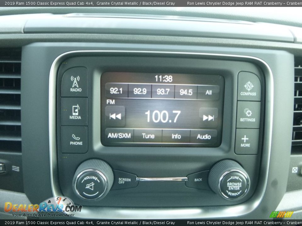 2019 Ram 1500 Classic Express Quad Cab 4x4 Granite Crystal Metallic / Black/Diesel Gray Photo #17