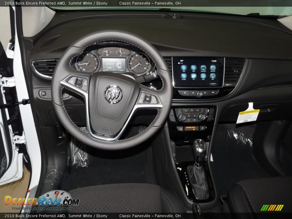 2019 Buick Encore Preferred AWD Summit White / Ebony Photo #8