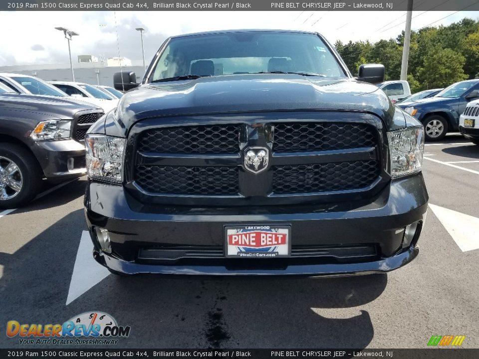 2019 Ram 1500 Classic Express Quad Cab 4x4 Brilliant Black Crystal Pearl / Black Photo #2