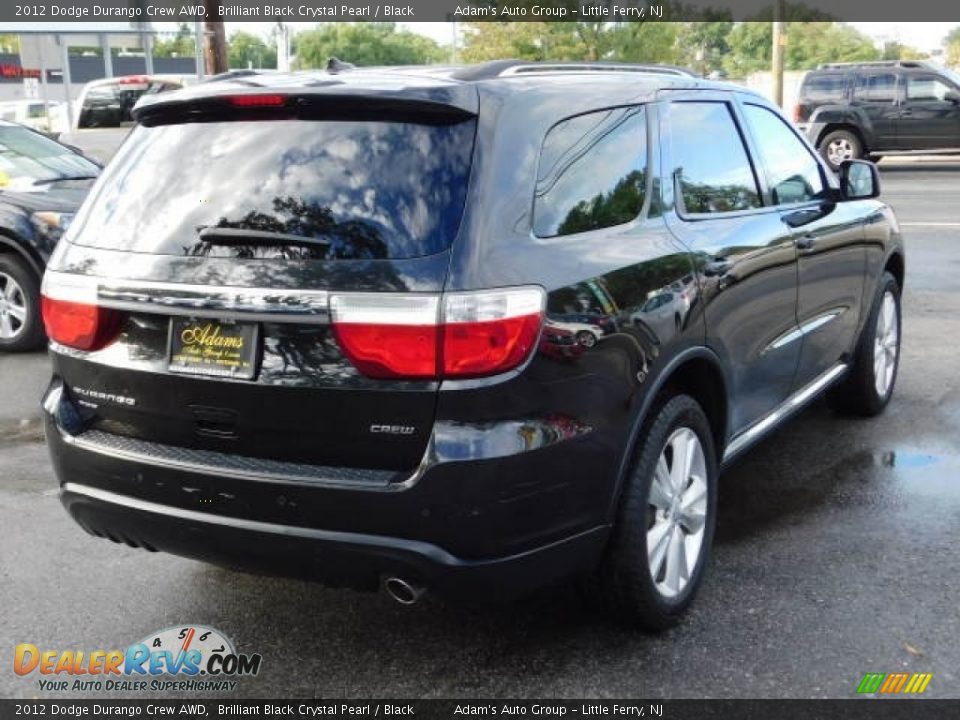 2012 Dodge Durango Crew AWD Brilliant Black Crystal Pearl / Black Photo #7