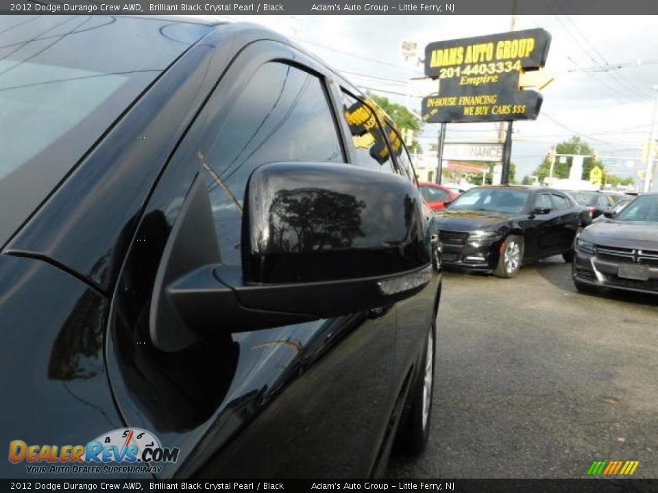 2012 Dodge Durango Crew AWD Brilliant Black Crystal Pearl / Black Photo #15