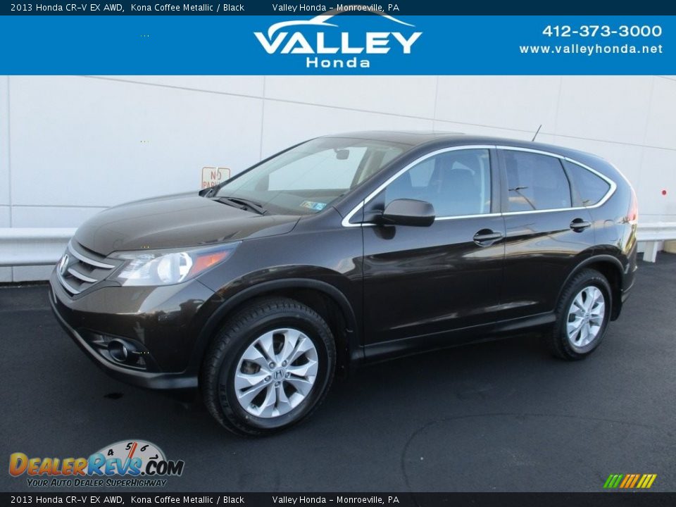 2013 Honda CR-V EX AWD Kona Coffee Metallic / Black Photo #1