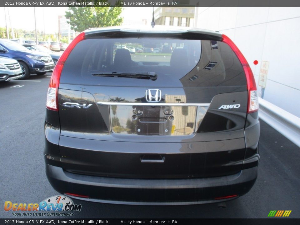 2013 Honda CR-V EX AWD Kona Coffee Metallic / Black Photo #4