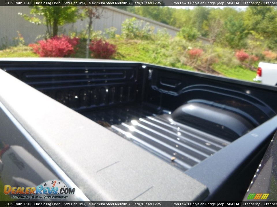 2019 Ram 1500 Classic Big Horn Crew Cab 4x4 Maximum Steel Metallic / Black/Diesel Gray Photo #7