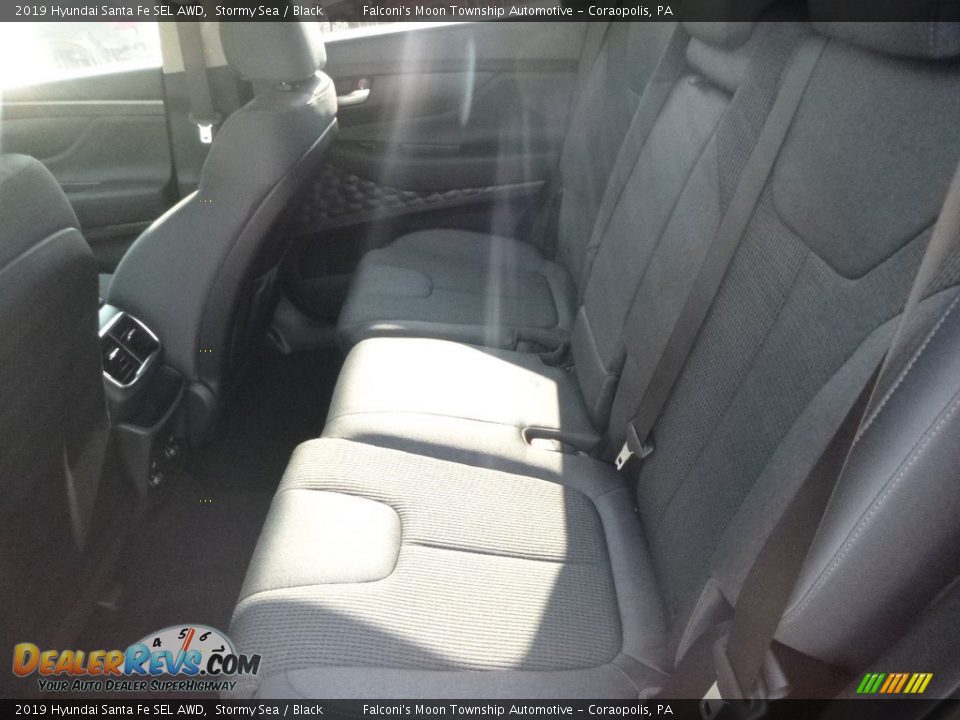 2019 Hyundai Santa Fe SEL AWD Stormy Sea / Black Photo #8