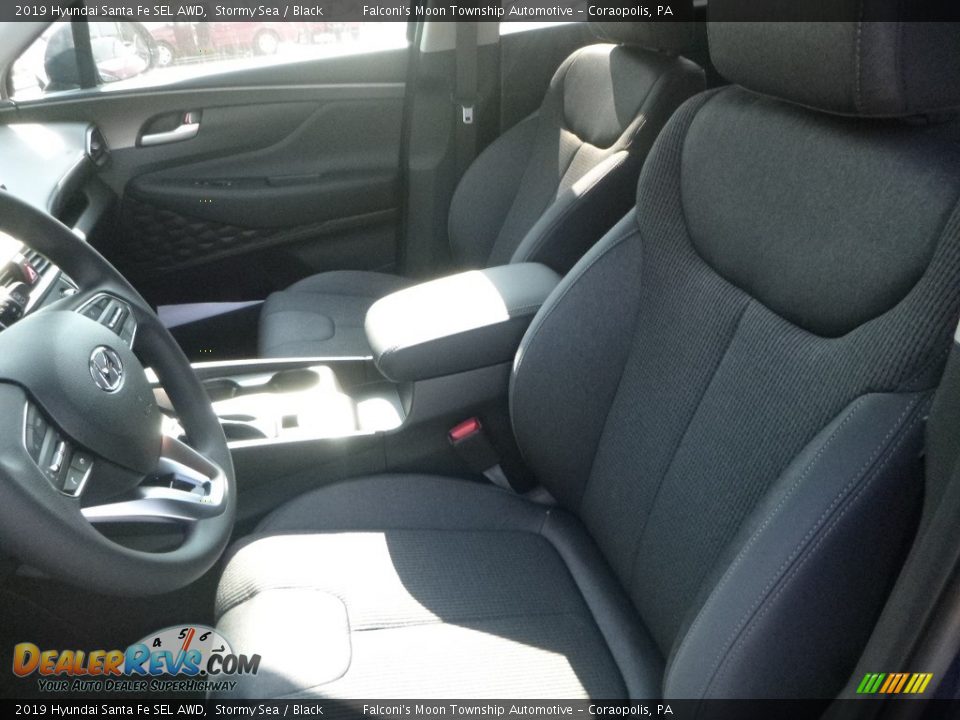 2019 Hyundai Santa Fe SEL AWD Stormy Sea / Black Photo #11