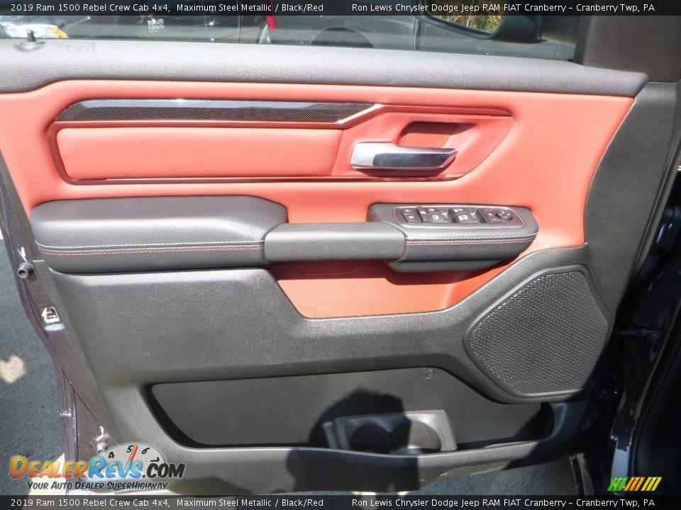 Door Panel of 2019 Ram 1500 Rebel Crew Cab 4x4 Photo #11