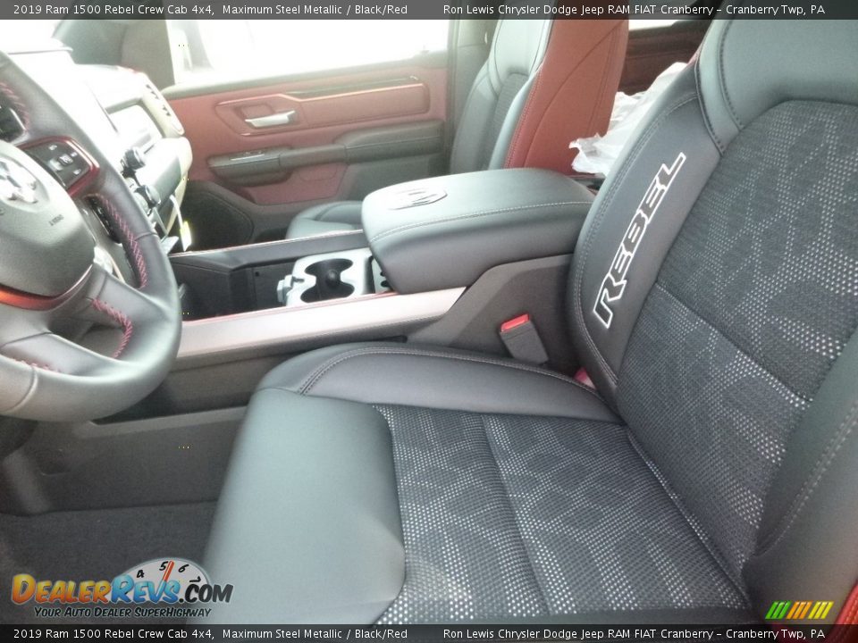 Front Seat of 2019 Ram 1500 Rebel Crew Cab 4x4 Photo #13