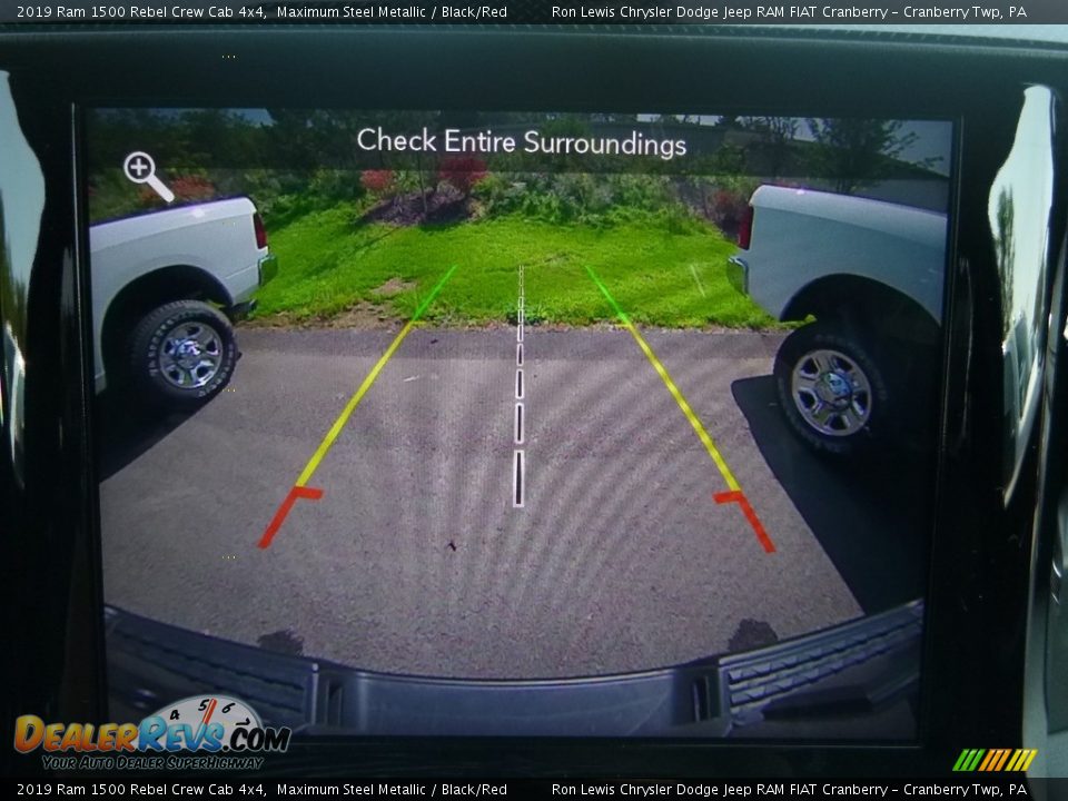 2019 Ram 1500 Rebel Crew Cab 4x4 Maximum Steel Metallic / Black/Red Photo #16