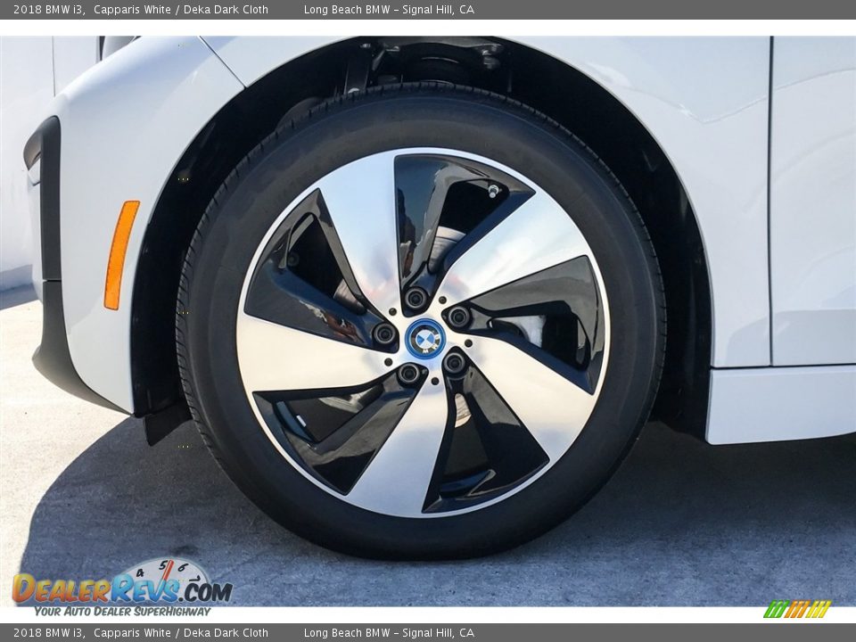 2018 BMW i3 Capparis White / Deka Dark Cloth Photo #9