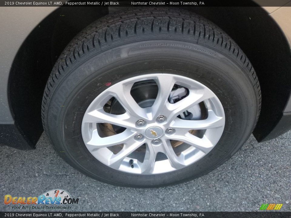 2019 Chevrolet Equinox LT AWD Pepperdust Metallic / Jet Black Photo #8