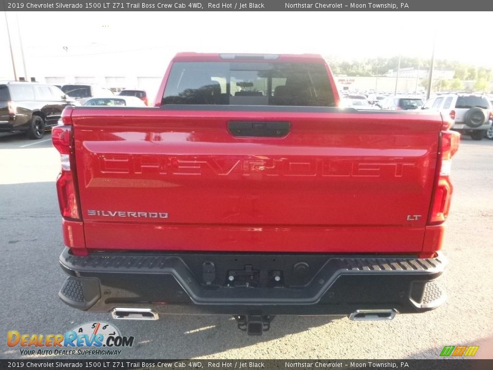 2019 Chevrolet Silverado 1500 LT Z71 Trail Boss Crew Cab 4WD Red Hot / Jet Black Photo #6