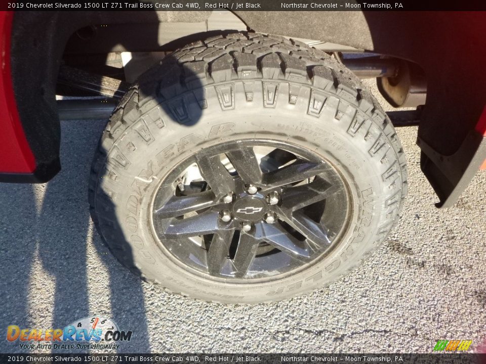 2019 Chevrolet Silverado 1500 LT Z71 Trail Boss Crew Cab 4WD Red Hot / Jet Black Photo #7