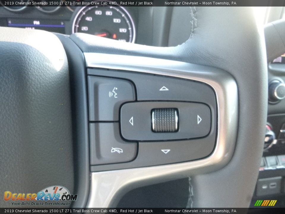 2019 Chevrolet Silverado 1500 LT Z71 Trail Boss Crew Cab 4WD Red Hot / Jet Black Photo #18