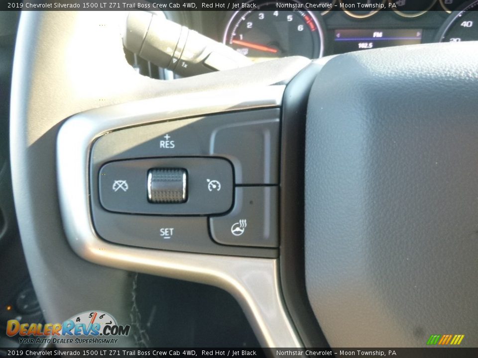 2019 Chevrolet Silverado 1500 LT Z71 Trail Boss Crew Cab 4WD Red Hot / Jet Black Photo #19