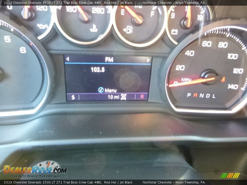 2019 Chevrolet Silverado 1500 LT Z71 Trail Boss Crew Cab 4WD Red Hot / Jet Black Photo #20
