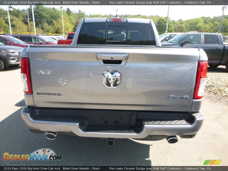 2019 Ram 1500 Big Horn Crew Cab 4x4 Billett Silver Metallic / Black Photo #4