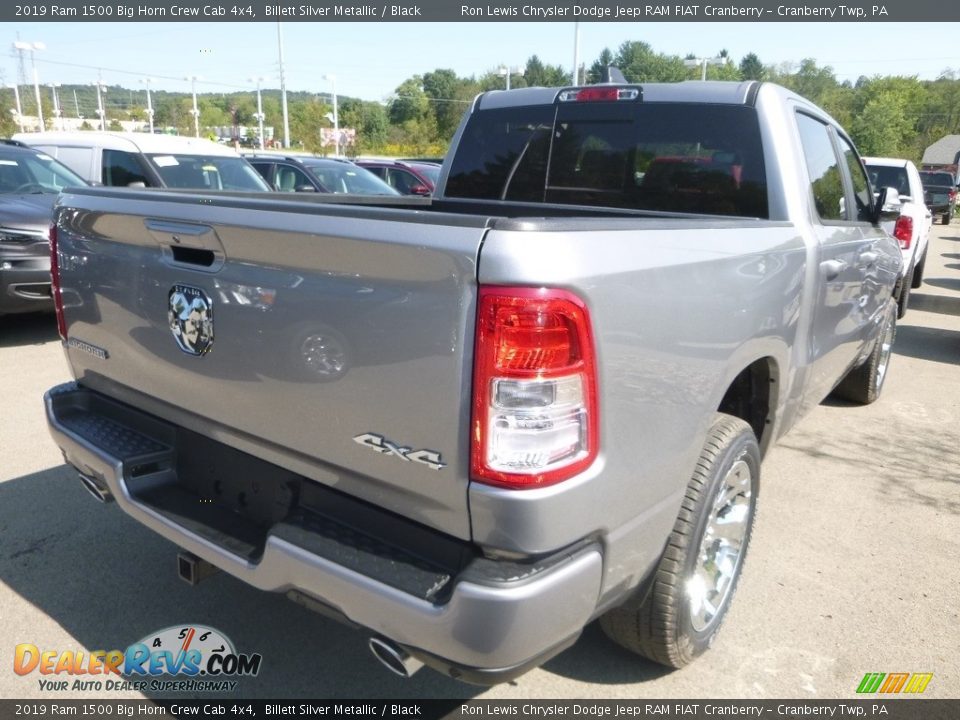2019 Ram 1500 Big Horn Crew Cab 4x4 Billett Silver Metallic / Black Photo #5