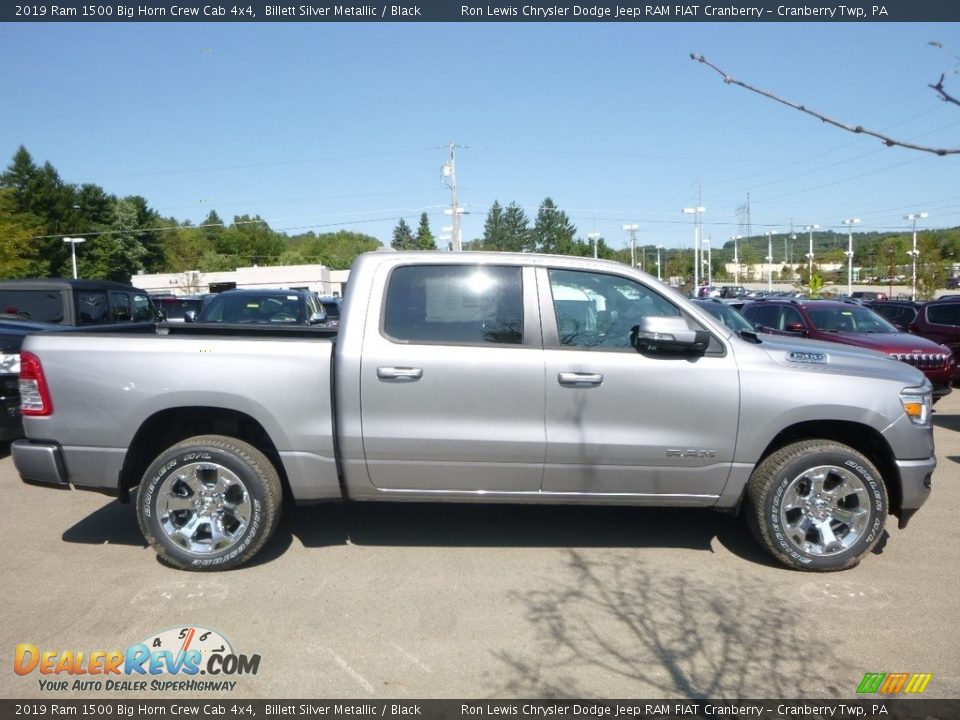 2019 Ram 1500 Big Horn Crew Cab 4x4 Billett Silver Metallic / Black Photo #7