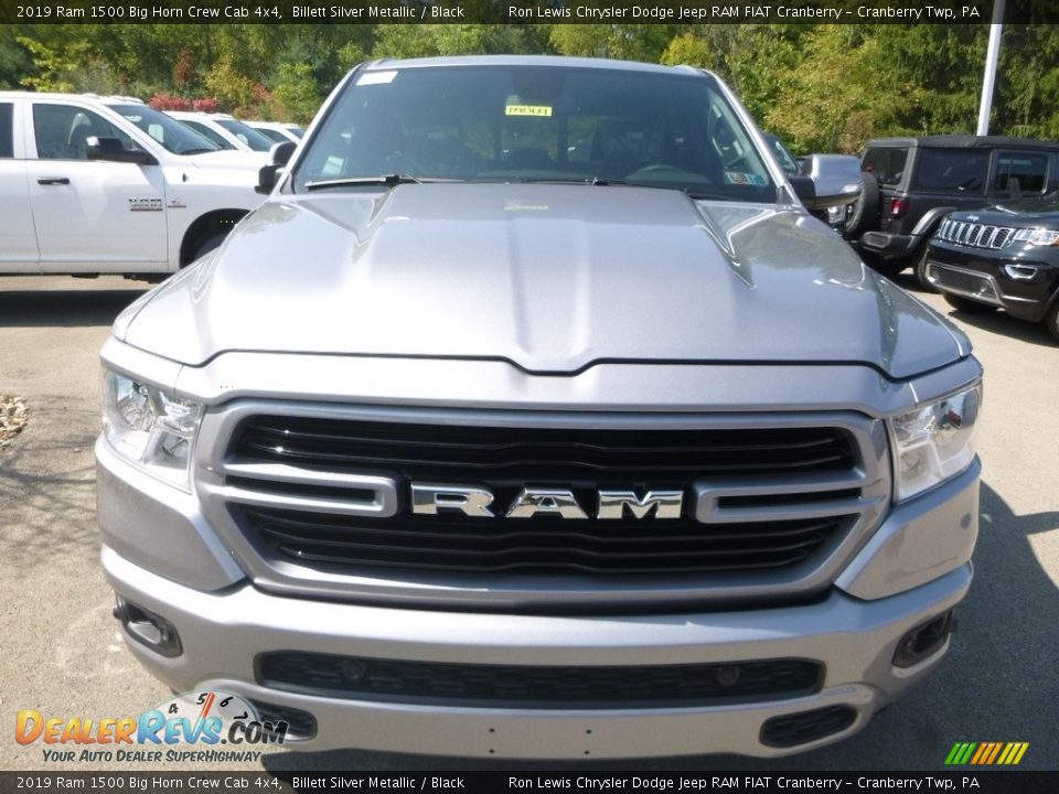2019 Ram 1500 Big Horn Crew Cab 4x4 Billett Silver Metallic / Black Photo #9