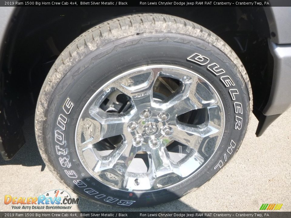 2019 Ram 1500 Big Horn Crew Cab 4x4 Billett Silver Metallic / Black Photo #10