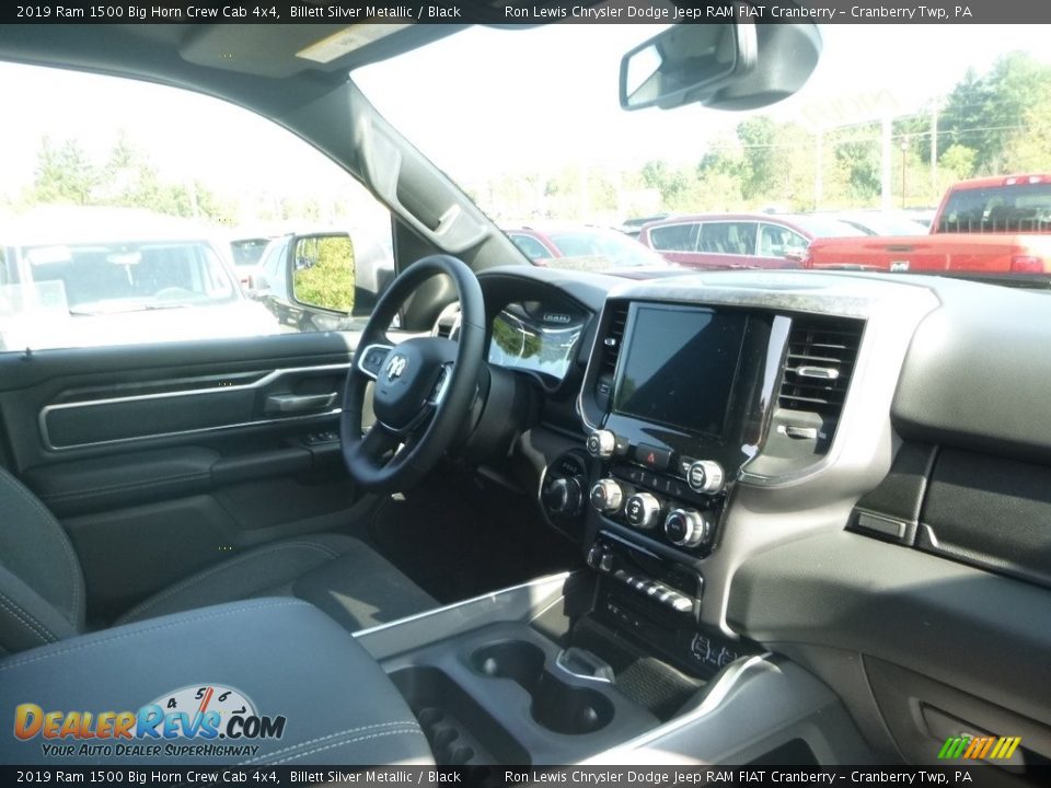 2019 Ram 1500 Big Horn Crew Cab 4x4 Billett Silver Metallic / Black Photo #12