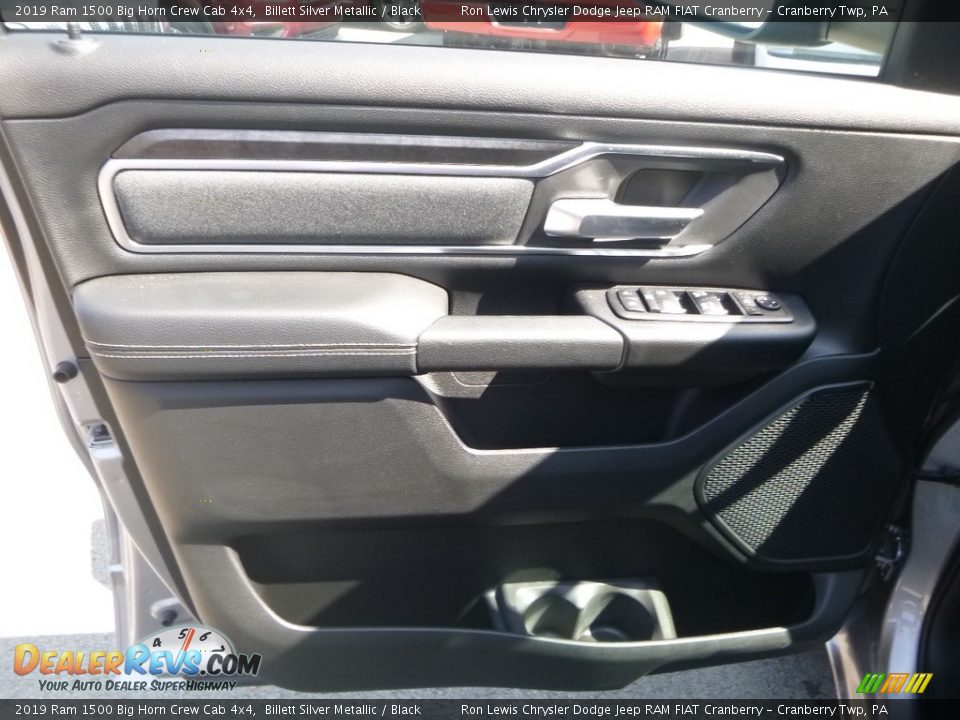 2019 Ram 1500 Big Horn Crew Cab 4x4 Billett Silver Metallic / Black Photo #15