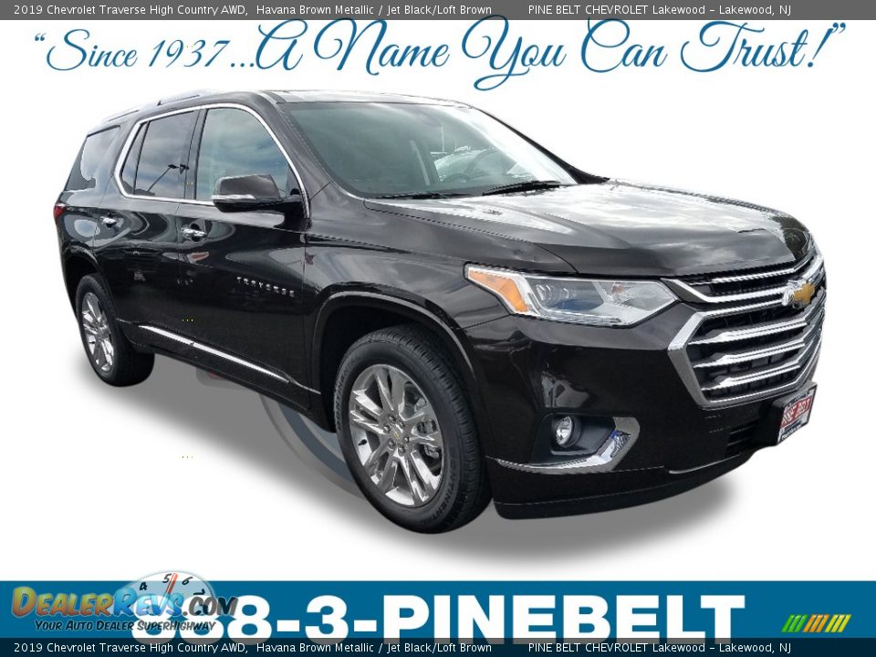 2019 Chevrolet Traverse High Country AWD Havana Brown Metallic / Jet Black/Loft Brown Photo #1