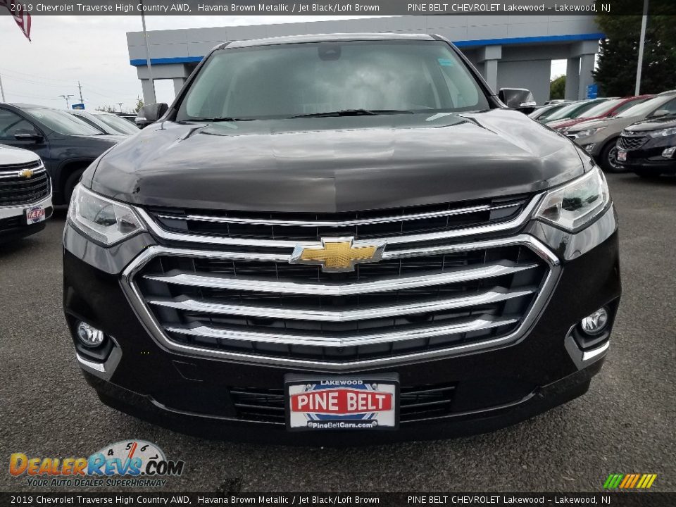 2019 Chevrolet Traverse High Country AWD Havana Brown Metallic / Jet Black/Loft Brown Photo #2