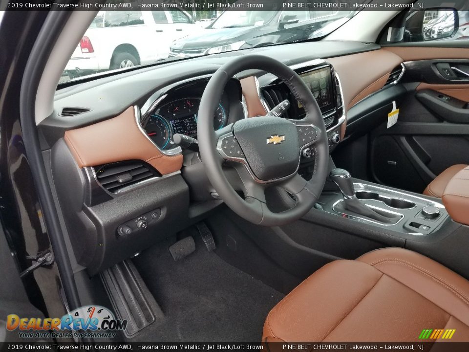 2019 Chevrolet Traverse High Country AWD Havana Brown Metallic / Jet Black/Loft Brown Photo #7