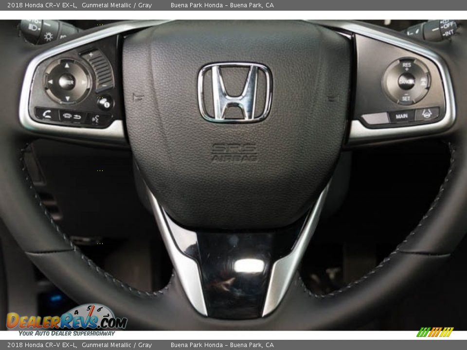 2018 Honda CR-V EX-L Gunmetal Metallic / Gray Photo #18