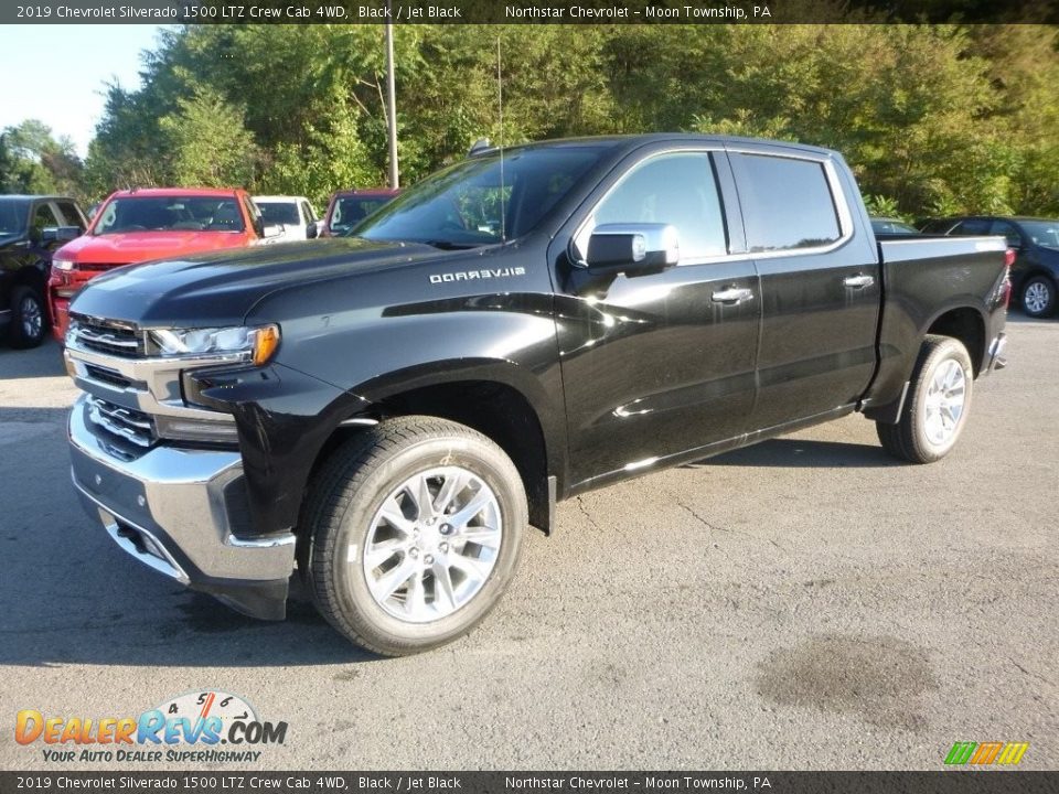 2019 Chevrolet Silverado 1500 LTZ Crew Cab 4WD Black / Jet Black Photo #1