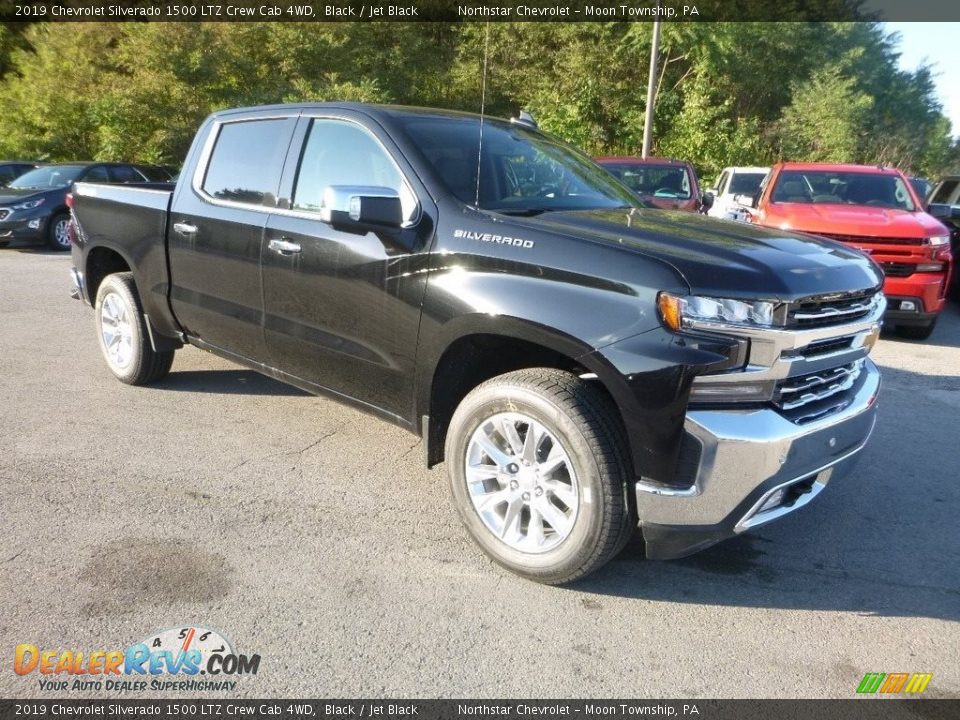2019 Chevrolet Silverado 1500 LTZ Crew Cab 4WD Black / Jet Black Photo #2