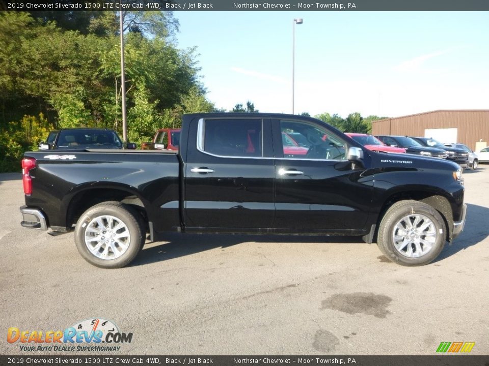 2019 Chevrolet Silverado 1500 LTZ Crew Cab 4WD Black / Jet Black Photo #4